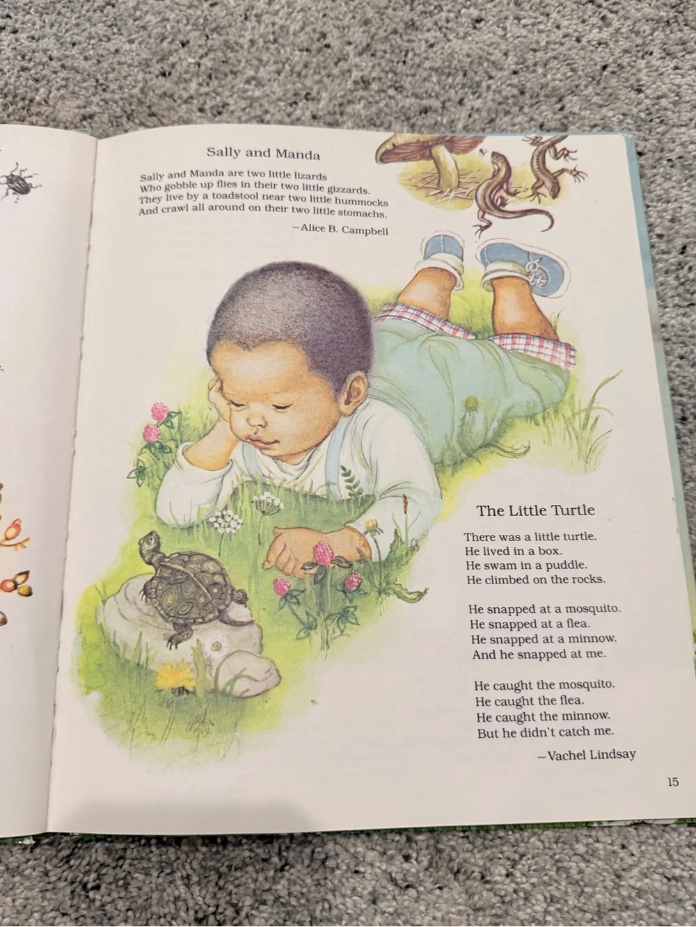 Vintage Kids Poems book Poems to Read to the Very Young Eloise Wilkin hardcover